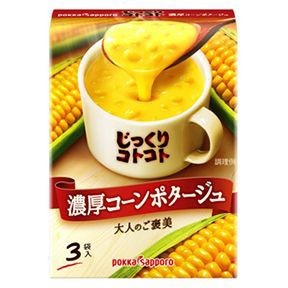 ポッカ じっくりコトコト 濃厚コーンポタージュ 3袋入5箱