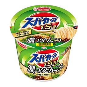 エースコック スーパーカップ1.5倍 とんこつラーメン 1箱12食