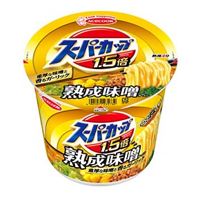 エースコック スーパーカップ1.5倍 みそラーメン 1箱12食