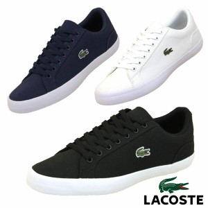 ラコステ LACOSTE LEROND BL 2 CAM1033 黒 紺 白 キャンバススニーカー 日本正規品 メンズ カジュアル スポーティ シンプル 送料無料