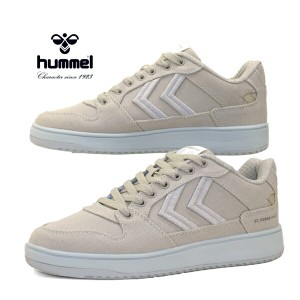 ヒュンメル HUMMEL ST.POWER PLAY CANVAS 214806 1923 キャンバス スニーカー ベージュ メンズ