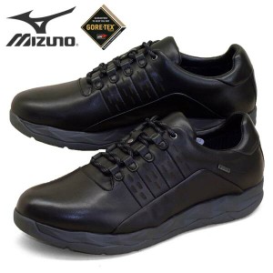 【30％OFF】ミズノ MIZUNO SELECT-M 010 黒 セレクト ビジネスウォーキング ゴアテックス B1GG206209 3E 本革 防水 メンズ シンプル スポ