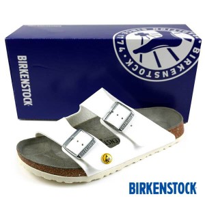 ビルケンシュトック BIRKENSTOCK Classic Arizona ESD 0089410 アリゾナ ESD サンダル 白 静電気防止 メンズ 国内正規品 カジュアル シン