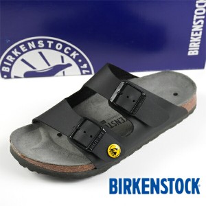 【日本正規品】ビルケンシュトック BIRKENSTOCK Classic Arizona ESD 0089428 アリゾナ サンダル ナロー 黒 静電防止 ESDバッジ レディー