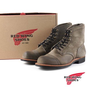 【保革用スエードクリーナープレゼント】レッドウイング REDWING IRON RANGER アイアンレンジャー ストレートチップ 8087 スレート メン