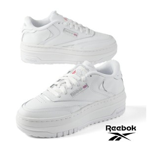 リーボック Reebok Club C Extra クラブシー エクストラ 100033501 白 厚底 ダッドスニーカー レディース カジュアル スポーティ シンプ