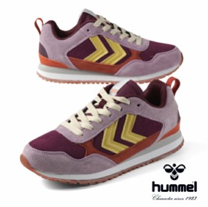 ヒュンメル HUMMEL FALLON MC 222822-3553 ライフスタイル ジョギング ランニングシューズ クラシックラン スニーカー 北欧カラー 紫 レ