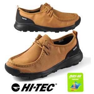 ハイテック HI-TEC WOLK MOCCA WP HT CM021 キャンプシューズ モカシン レインスニーカー 防水 ウォータープルーフ アウトドア マスター