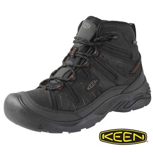 キーン KEEN CIRCADIA MID WP 1027841 サーカディア ミッド ウォータープルーフ 黒 防水 防滑 ハイキング トレッキング 登山靴 メンズ 送