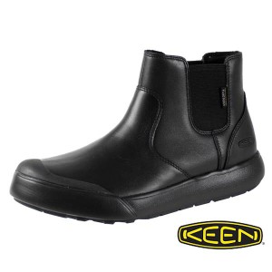 キーン KEEN ELENA CHELSEA WP 1027864 エレナ チェルシー ウォータープルーフ 黒 防水 サイドゴアブーツ レディース アウトドア シンプ