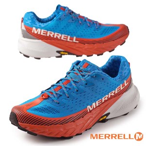 メレル MERRELL AGILITY PEAK 5 アジリティー ピーク J067755 青橙 厚底 トレイルランニング トレッキング トレラン 登山靴 メンズ アウ
