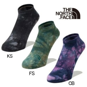 【2個までメール便可】ノースフェイス THE NORTH FACE Tie Dye Short NN82317 CB FS KS タイ ダイ ショート ソックス ブランド靴下 かわ