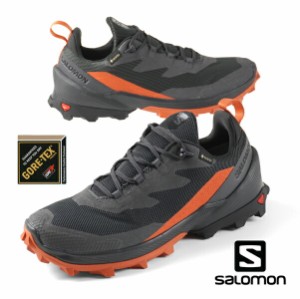 サロモン SALOMON CROSS OVER 2 GTX 472650 ローカット トレッキング ハイキング 登山靴 ゴアテックス 軽量 防水 濃灰橙 メンズ 送料無料