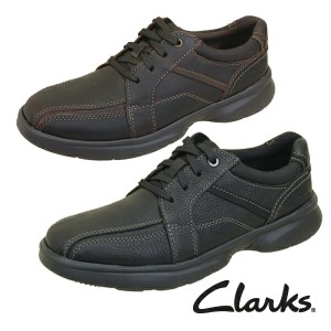 クラークス Clarks Bradley Wali ブラッドリー ウォーク 26153326 26153332 カジュアルシューズ レースアップ 茶 黒 天然皮革 メンズ 送