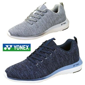 ヨネックス YONEX M01Y 148 472 ニットアッパー サイドファスナー パワークッション ウォーキング シューズ ランニング メンズ シンプル 