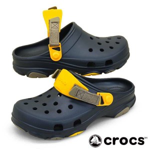 クロックス crocs Classic All-Terrain Clog 206340 クラシック オール テレイン クロッグ 4LH 紺 サンダル メンズ 送料無料 カジュアル 