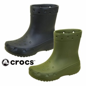 クロックス crocs CLASSIC BOOT 208363 001 309 クラシック ブーツ ガーデニング レインブーツ レディース カジュアル シンプル レインシ