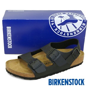 ビルケンシュトック BIRKENSTOCK Classic Milano BS 034791 ミラノ バックバンド バックストラップ サンダル コルクソール 黒 メンズ  レ