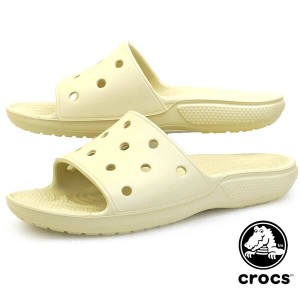 クロックス crocs CLASSIC CROCS SLIDE 206121-2Y2 クラシック クロックス スライド BONE ベージュ シャワー サンダル レディース/メンズ