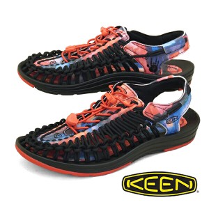 【30％OFF】キーン KEEN UNEEK 1024310 ユニーク KEEN×JERRY GARCIA コラボモデル 防滑 アウトドア サンダル メンズ 送料無料 シンプル 