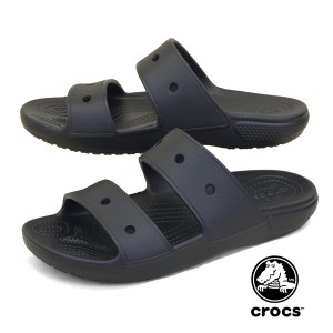 クロックス crocs Classic Crocs Sandal 206761 001 クラシック クロックス 2ベルト サンダル 黒