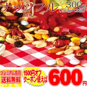 ナッツ＆フルーツ＋カラフルチョコ→ナッツフル！お試し 300g(150g×2袋)/メール便 pre