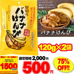 バナナけんぴ 120g×2袋 けんぴ お菓子 メガ盛り ケンピ 徳用 おやつ 家飲み 宅飲み メール便 pre