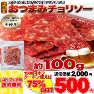 【旨辛】おつまみ チョリソー 100g サラミ ソーセージ メール便 pre