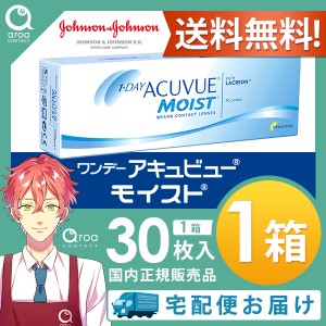 送料無料 ワンデーアキュビューモイスト ワンデー 30枚×1箱 J&J 使い捨て_§