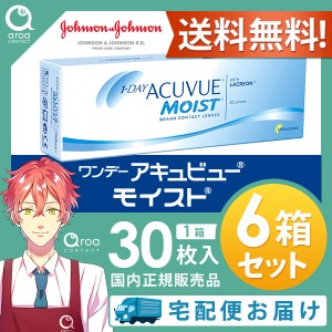 送料無料 ワンデーアキュビューモイスト ワンデー 30枚×6箱 ジョンソンエンドジョンソン J&J 使い捨て