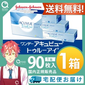 送料無料 ワンデーアキュビュートゥルーアイ ワンデー 90枚×1箱 ジョンソンエンドジョンソン J&J 使い捨て