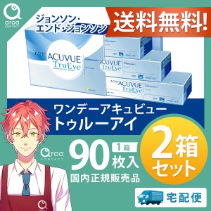 送料無料 ワンデーアキュビュートゥルーアイ ワンデー 90枚×2箱 ジョンソンエンドジョンソン J&J 使い捨て