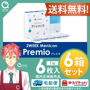 2WEEKメニコンプレミオ 2ウィーク 6枚×6箱 MENICON 使い捨て 送料無料 ポスト投函商品