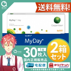 クーパービジョン マイデイ 30枚 2箱 コンタクトレンズ ワンデー 使い捨て 送料無料 ccooper vision myday  30枚入