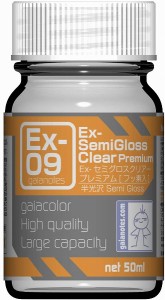 4582182300193:ガイアカラー Ex-09 Ex-セミグロスクリアープレミアム 50ml【新品】 ガイアノーツ プラモデル用塗料 