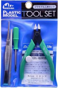 4902944112015:ミネシマ プラ工具セット (A-2)【新品】 クラフトツール プラモデル用工具