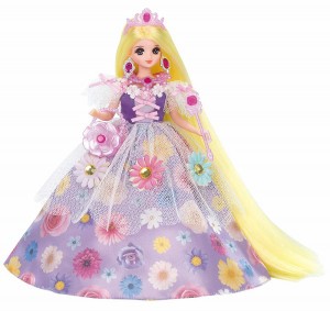 4904810128878:リカちゃん ゆめみるお姫さま シャイニーフローラル みゆちゃん【新品】 (リカちゃん人形 着せ替え人形 女の子向け タカ…