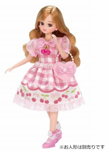 4904810136057:リカちゃん ドレス LW-10 チェリッシュピンク【新品】 (リカちゃん人形 着せ替え人形 女の子向け タカラトミー) 