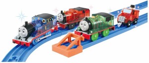 4904810153160:プラレール トーマス75周年 キラキラのソドー島のにんきものセット【新品】 きかんしゃトーマス 車両 本体 タカラトミー