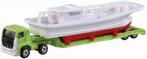 4904810173823:トミカ No.150 三菱ふそう スーパーグレート 漁船輸送車【新品】 ロングトミカ ミニカー TOMICA