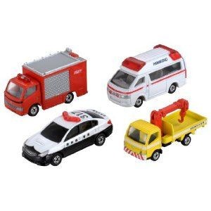 4904810486527:トミカ 緊急車両セット5【新品】 ミニカー TOMICA