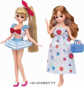 4904810906063:リカちゃん ドレス LW−13 マリンワンピ＆セーラー水着セット【新品】 (リカちゃん人形 着せ替え人形 女の子向け タカラ…