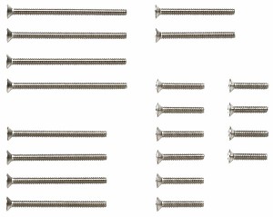 4950344155101:ミニ四駆 GP.510 ステンレス皿ビスセット 10.12.20.25.30mm【新品】 グレードアップパーツ 改造