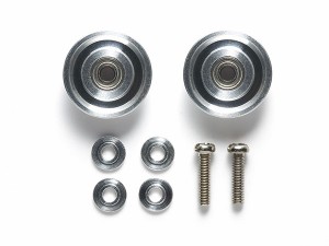 4950344954971:ミニ四駆 HG 13mm オールアルミアベアリングローラー テーパータイプ【新品】 グレードアップパーツ 改造