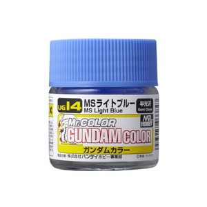 4973028033847:ガンプラ 塗料 UG14　ＭＳライトブルー　汎用コバルト系ライトブルー【新品】 ガンダムカラー プラモデル用