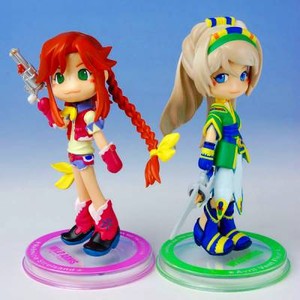 4973028335316:フィギュア Ｐキャラ ワイルドアームズ レベッカ＆アヴリル 【ワイルドアームズ ザ フィフスヴァンガード】【新品】 ピ…