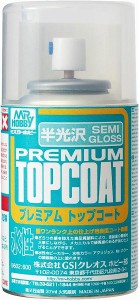 4973028432947:塗料 B602 Mr.トップコート 水性プレミアムトップコート 半光沢 スプレー 88ml【新品】 スプレー GSIクレオス