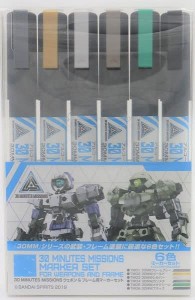 4973028507720:30MM 30 MINUTES MISSIONS ウェポン＆フレーム用マーカーセット　GSI クレオス 塗料【新品】 プラモデル バンダイ 