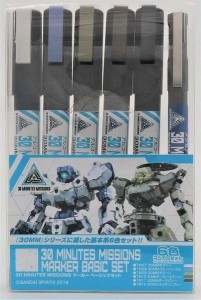 4973028507737:30MM 30MINUTES MISSIONS マーカー ベーシックセット TMS02 GSI クレオス 塗料【新品】 プラモデル バンダイ 