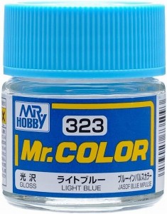 4973028717518:塗料 C323 ライトブルー【新品】 GSIクレオス Mr.カラー